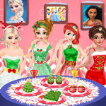 Disney Princesses Christmas Dinner